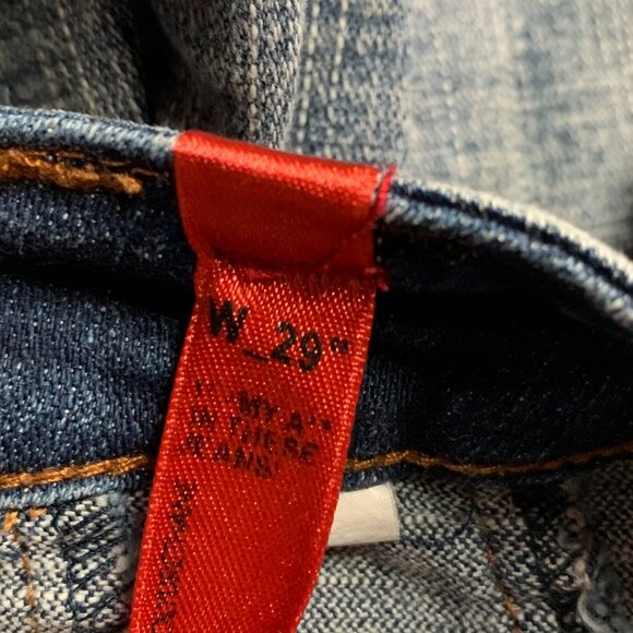 Lady Dutch Pleated Denim Mini Skirt - Picture 6 of 6